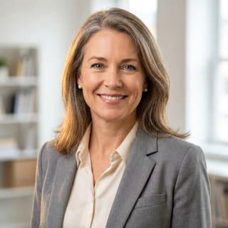 Foto de perfil de Sarah Coleman, identificada como Directora Financiera en Zorzal Rentivo
